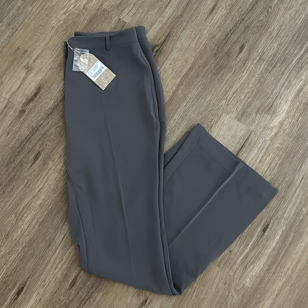 Meshki Gray Wide-Leg Trousers